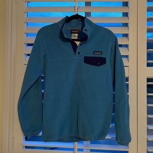 Blue Patagonia Synchilla Pullover!